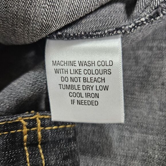 Sag Harbor Jean Denim Jacket Coat Long Sleeve 3 Button Pockets Petite Sm. Classy - Picture 7 of 8